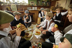 Great Cressingham Victorian School - Lunchtime